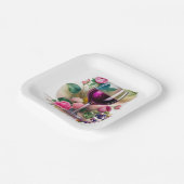 ワイナリーヴィネヤードグレープヴィン ペーパープレート (傾斜あり)