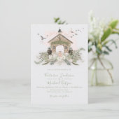 ワイナリーヴィネヤードストーンヴェニュー結婚式招待状 招待状 (スタンド正面)