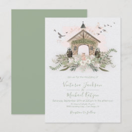 ワイナリーヴィネヤードストーンヴェニュー結婚式招待状 招待状