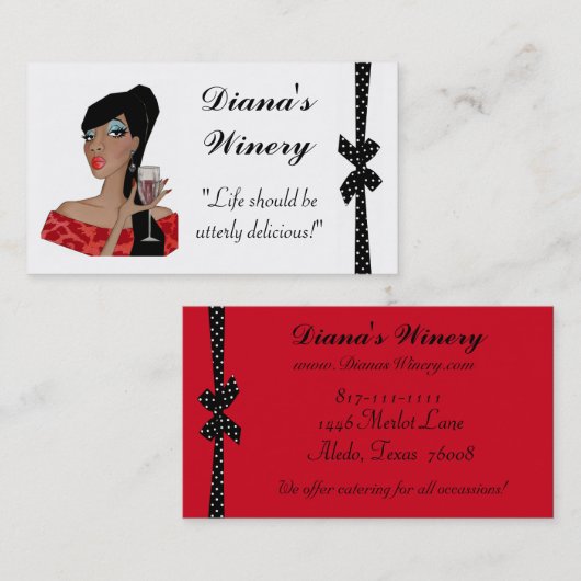 ワイナリー名刺 名刺 (正面/裏面)