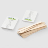 ワイナリー素朴ヴィネヤードマウンテン結婚式 プログラム ハンドファン (組立なし)