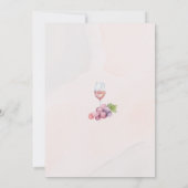 ワイナリー誕生日パーティーへの招待 招待状 (裏面)