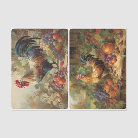 ワイナリー鶏 薄葉紙 (正面)