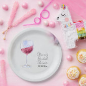 ワイナリー ブライダルシャワー ペーパープレート (パーティー)