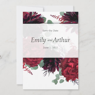 ワイナリー レッド&ホワイト セット 10 保存日 招待状