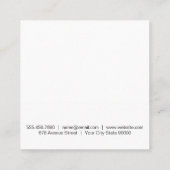 ワイナリー |ワインの試飲 |バレル スクエア名刺 (裏面)