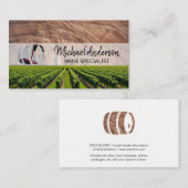 ワイナリー | ワインの試飲 | ワインバレルヴィネヤード 名刺 (正面/裏面)