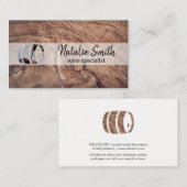ワイナリー | ワインの試飲 | ワインバレル 名刺 (正面/裏面)