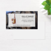 ワイナリー |ワインバレル |ワインボトルとグラス (デスク)