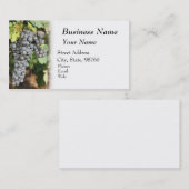 ワイナリー、ワイン、ブドウ園 名刺 (正面/裏面)