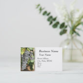 ワイナリー、ワイン、ブドウ園 名刺 (スタンド正面)