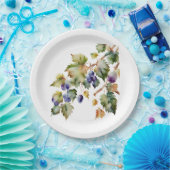 ワイナリー ヴィネヤード  ブドウの木 ペーパープレート (パーティー)