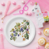 ワイナリー ヴィネヤード  ブドウの木 ペーパープレート (パーティー)