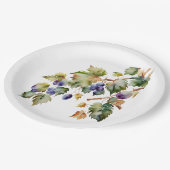 ワイナリー ヴィネヤード  ブドウの木 ペーパープレート (アングル)