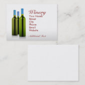 ワイナリー 名刺 (正面/裏面)