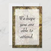 ワイナリーVineyard日付カードを保存 セーブザデート (裏面)