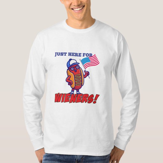 ワイナーのTシャツを買いに来たばかりだ |独立性 Tシャツ (正面)