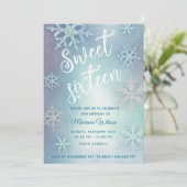 ワイナーワンダーランドシャイニー輝く青い雪の結晶 招待状 (スタンド正面)