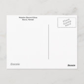 ワイニハ総合店，カウアイ，ハワイ ポストカード (裏面)