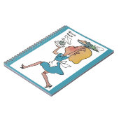 ワイニー・ウェイトレス忙しスに泣く ノートブック (左側)