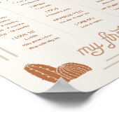 ワイノナテラコッタロデオカウボーイ1年マイルストーン ポスター (角)