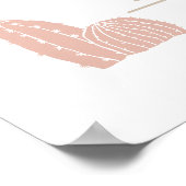 ワイノナピンク女性のカーボーイラストロデオバチェロレッテ ポスター (角)