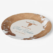 ワイノナファースト・ロデオ・カウボーイバースデーパーティー ペーパープレート (アングル)