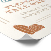 ワイノナ焼けオレンジ色の青いカウボーイのお気に入りサイン ポスター (角)