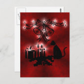 ワイハナッツオーデントミットスターヌアンドカッツオーフロト ポストカード (正面/裏面)