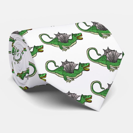 ワイバーンのタイ ネクタイ (ロール)