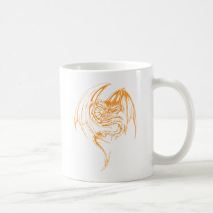 ワイバーン ドラゴンはファンタジー 神話の生物である コーヒーマグカップ