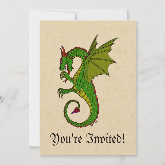 ワイバーン 招待状 (正面)