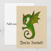 ワイバーン 招待状 (正面/裏面)