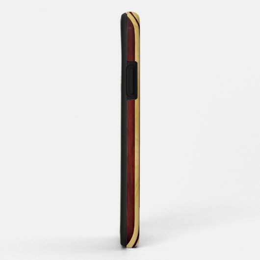ワイパフーパイプラインストライプのハワイインサーフボード Case-Mate iPhoneケース (裏面/右)