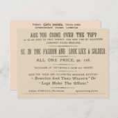 ワイパーズ・タイムズ 1916年 ファクシミリ抜粋 ポストカード (正面/裏面)