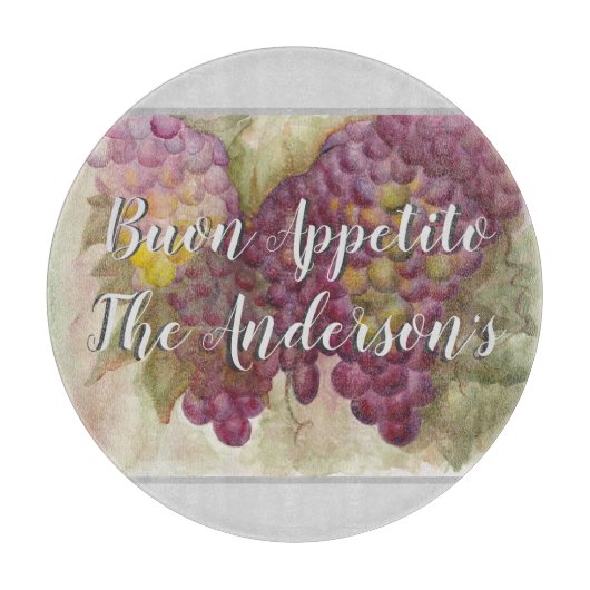 ワイパーソナライズされたンカントリーインスパイアトスカナ カッティングボード (正面)