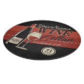 ワイパーソナライズされたンセラーボトルテイスティングルームバー カッティングボード (角)