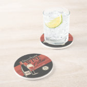 ワイパーソナライズされたンセラーボトルテイスティングルームバー コースター (側面)