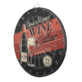 ワイパーソナライズされたンセラーボトルテイスティングルームバー ダーツボード (正面右)