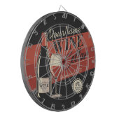 ワイパーソナライズされたンセラーボトルテイスティングルームバー ダーツボード (正面左)