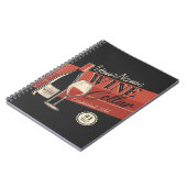 ワイパーソナライズされたンセラーボトルテイスティングルームバー ノートブック (左側)