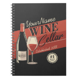 ワイパーソナライズされたンセラーボトルテイスティングルームバー ノートブック