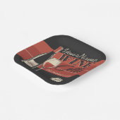 ワイパーソナライズされたンセラーボトルテイスティングルームバー ペーパープレート (傾斜あり)