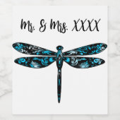 ワイパーソナライズされたンボトルラブル ワインラベル (シングルラベル)