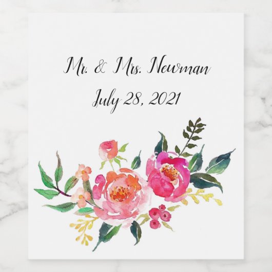 ワイパーソナライズされたンラベル ワインラベル (シングルラベル)