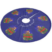 ワイヒナントスカニンヘンWeihnachen! フリース ツリースカート (アングル)