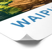 ワイピオバレーハワイ旅行プリント ポスター (角)