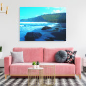 ワイピオバレービッグアイランドハワイ風光明媚なキャンバス キャンバスプリント (インサイチュ (リビング))