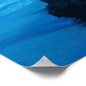 ワイピオ渓谷ビッグアイランドハワイ風光明媚なポスター ポスター (角)