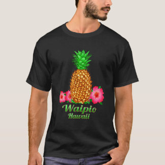 ワイピオ ハワイ パイナップル フローラル Tシャツ